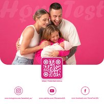 Rapid detection test for pregnancy diagnosis, 2 midstream tests