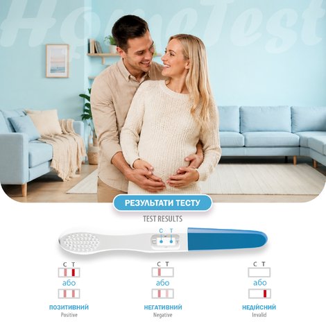 Ovulation diagnostic test, 2 midstream tests