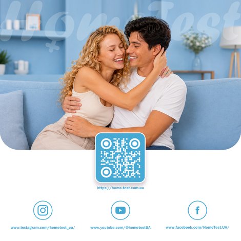 Test for ovulation diagnosis, 5 test strips + 1 test strip for pregnancy diagnosis